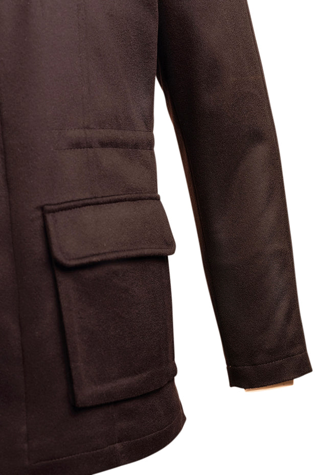 Kired by Kiton KONEW Cashmere-Mink Fur Overcoat