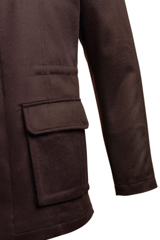 Kired by Kiton KONEW Cashmere-Mink Fur Overcoat