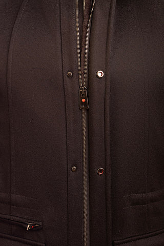 Kired by Kiton KONEW Cashmere-Mink Fur Overcoat