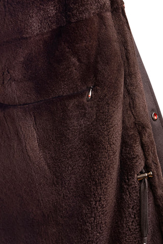 Kired by Kiton KONEW Cashmere-Mink Fur Overcoat