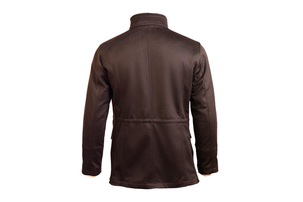 Kired by Kiton KONEW Cashmere-Mink Fur Overcoat