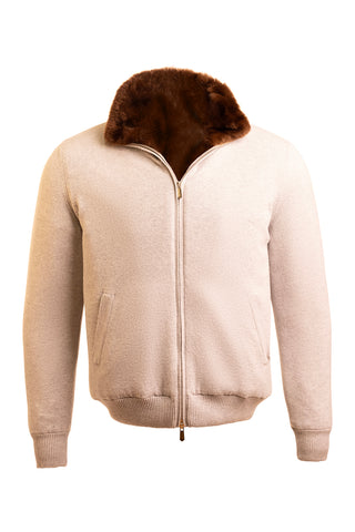 Sartorio Cashmere-Beaver Lined Bomber