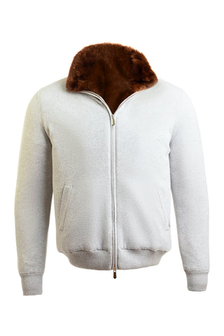 Sartorio Cashmere-Beaver Lined Bomber