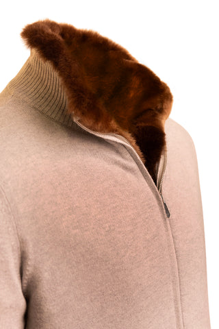 Sartorio Cashmere-Beaver Lined Bomber