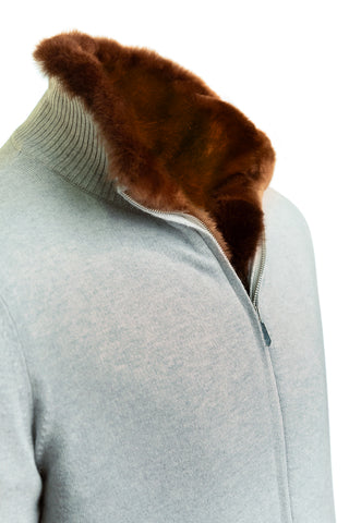 Sartorio Cashmere-Beaver Lined Bomber