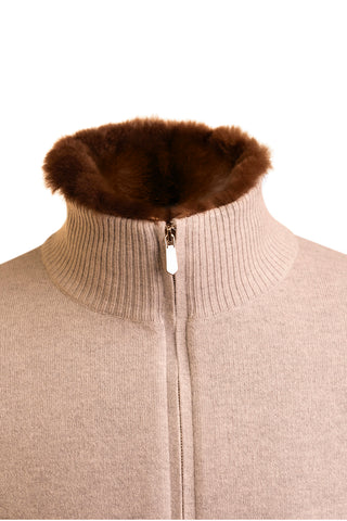 Sartorio Cashmere-Beaver Lined Bomber