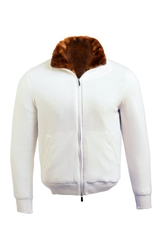 Sartorio Cashmere-Beaver Lined Bomber