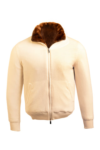Sartorio Cashmere-Beaver Lined Bomber