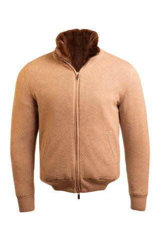Sartorio Cashmere-Beaver Lined Bomber
