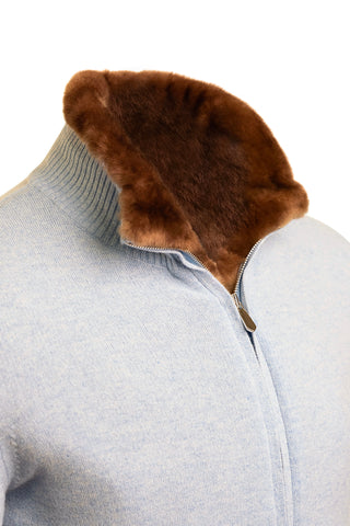 Sartorio Cashmere-Beaver Lined Bomber