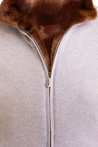 Sartorio Cashmere-Beaver Lined Bomber