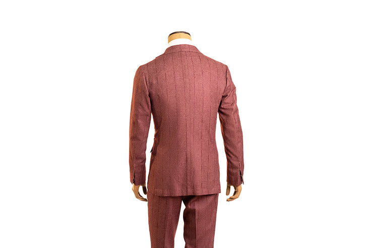 Sartorio Pinstripe Virgin Wool-Cotton-Cashmere Suit