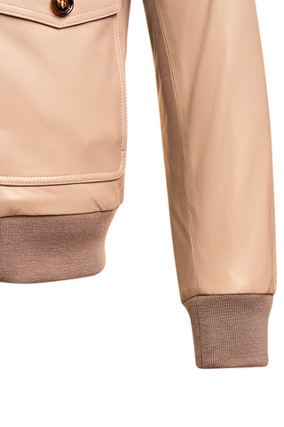Kired by Kiton INN Lambskin-Virgin Wool Bomber
