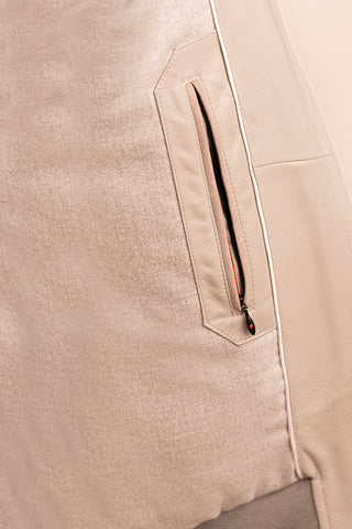 Kired by Kiton INN Lambskin-Virgin Wool Bomber