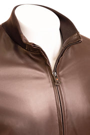 Kired by Kiton INN Lambskin-Virgin Wool Bomber