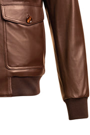 Kired by Kiton INN Lambskin-Virgin Wool Bomber