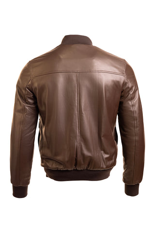 Kired by Kiton INN Lambskin-Virgin Wool Bomber