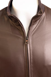 Kired by Kiton INN Lambskin-Virgin Wool Bomber