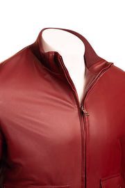 Kired by Kiton INN Lambskin-Virgin Wool Bomber