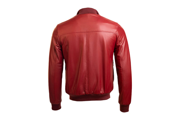 Kired by Kiton INN Lambskin-Virgin Wool Bomber