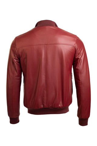 Kired by Kiton INN Lambskin-Virgin Wool Bomber