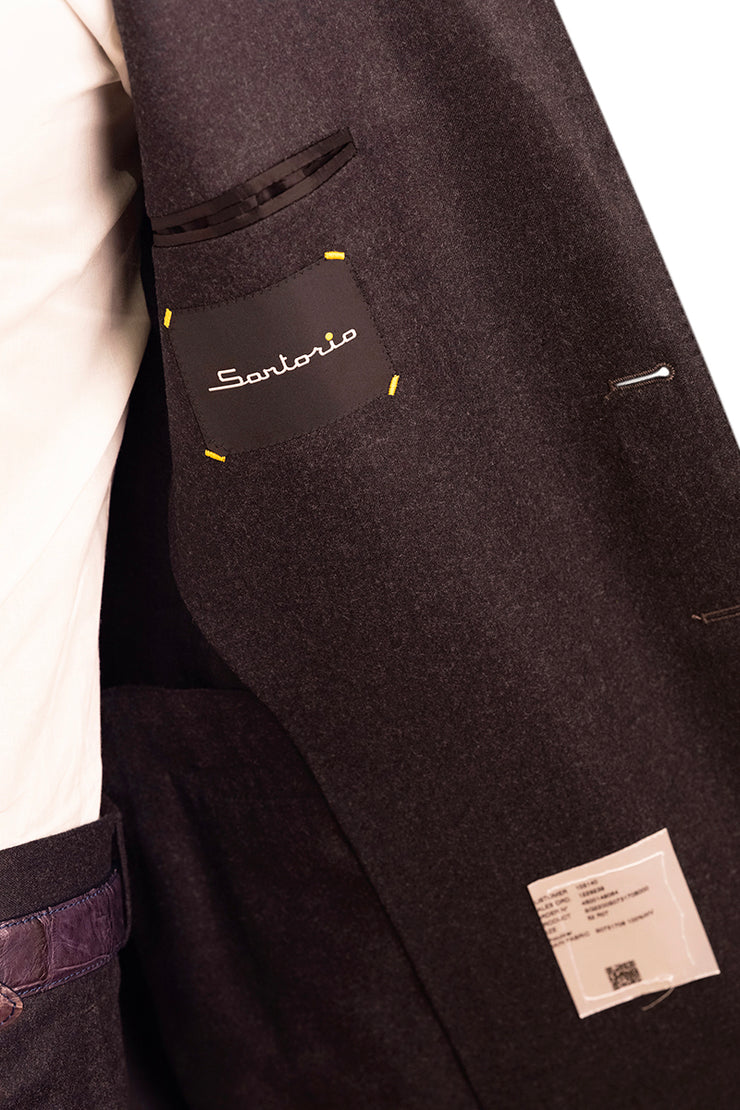 Sartorio Marled Virgin Wool Suit