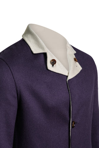 Kired by Kiton PARANA1 Cashmere Reversible Overcoat