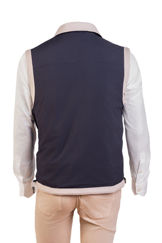 Kired by Kiton Gange Reversible Cashmere Vest