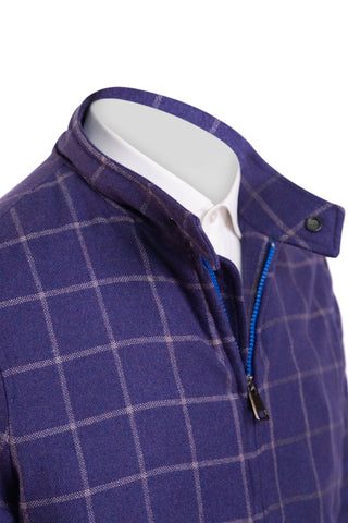 Carlo Barbera Beto Windowpane Cashmere Jacket