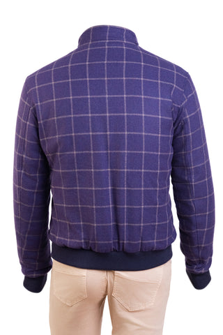 Carlo Barbera Beto Windowpane Cashmere Jacket