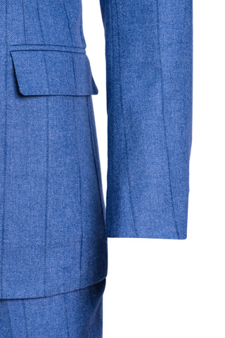 Sartorio Pinstripe Virgin Wool-Cotton-Cashmere Suit