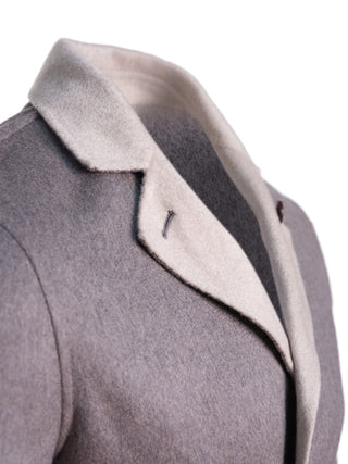 Kired by Kiton PARANA1 Cashmere Reversible Overcoat