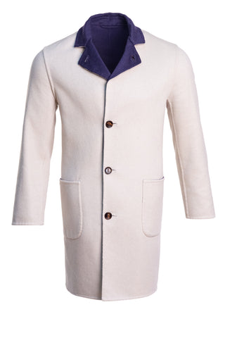 Kired by Kiton PARANA1 Cashmere Reversible Overcoat