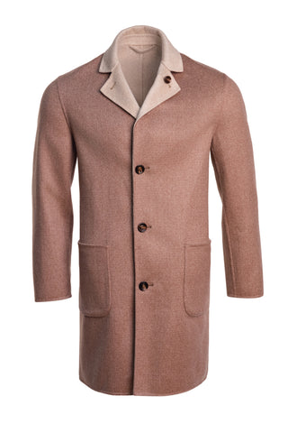 Kired by Kiton PARANA1 Cashmere Reversible Overcoat