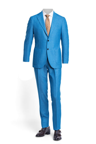 Sartorio Solid Virgin Wool-Silk Suit