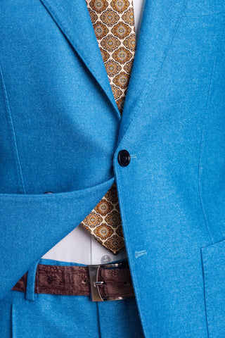 Sartorio Solid Virgin Wool-Silk Suit