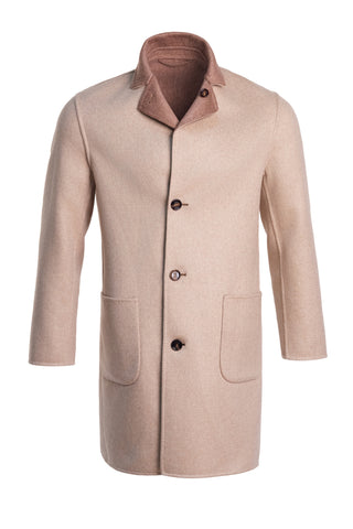 Kired by Kiton PARANA1 Cashmere Reversible Overcoat