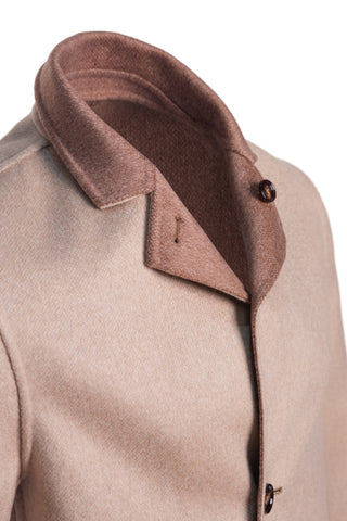 Kired by Kiton PARANA1 Cashmere Reversible Overcoat