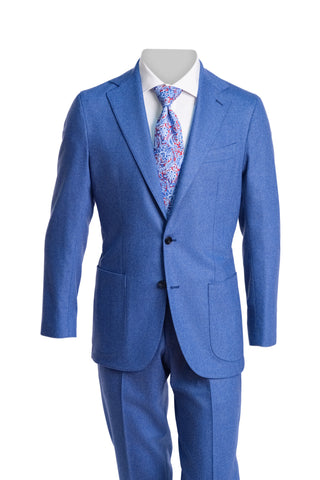 Sartorio Solid Virgin Wool-Cashmere Suit