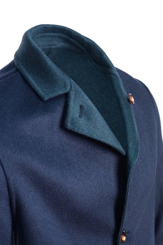 Kired by Kiton PARANA1 Cashmere Reversible Overcoat