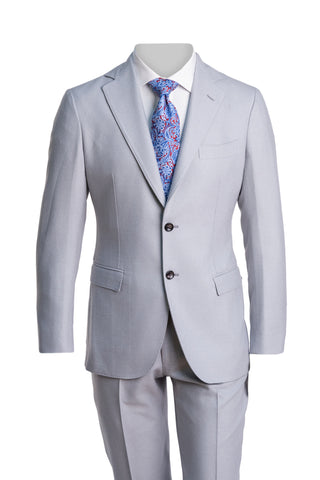 Sartorio Solid Virgin Wool-Silk Suit