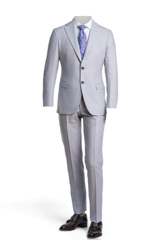 Sartorio Solid Virgin Wool-Silk Suit