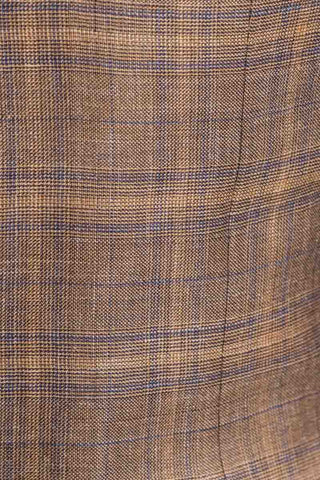 Kiton Windowpane Cashmere-Linen-Silk Sport Jacket