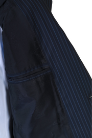 Brioni Striped Dark Blue Sport Jacket