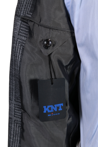 KNT by Kiton Grey Checked Sport Jacket
