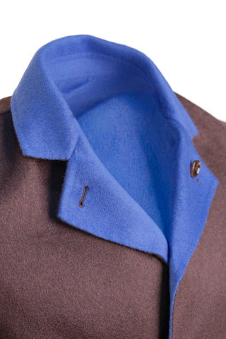 Kired by Kiton PARANA1 Cashmere Reversible Overcoat