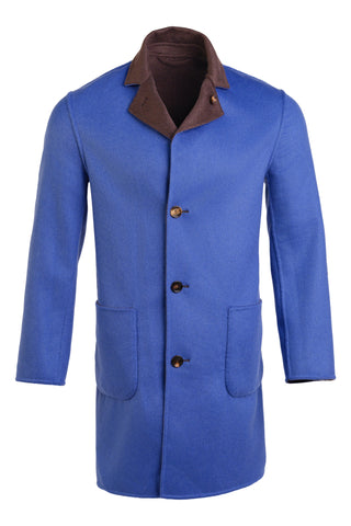 Kired by Kiton PARANA1 Cashmere Reversible Overcoat