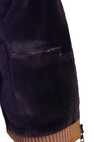 Kired by Kiton SABA Cashmere Beaver Fur Lined Bomber