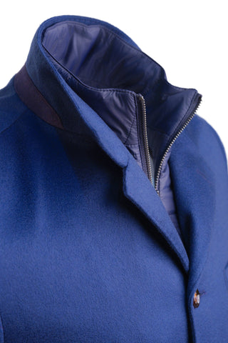 Kired by Kiton TIPAS Cashmere Overcoat w/ Goose Down Vest