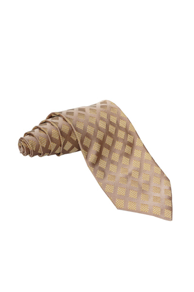 Zilli Textured Diamond Grid Silk Tie